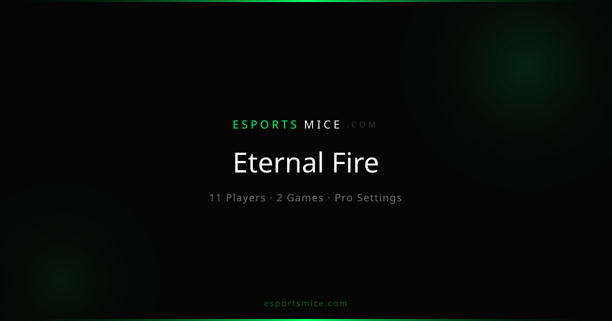 Eternal Fire — Pro Player Settings, Mice & Gear | EsportsMice
