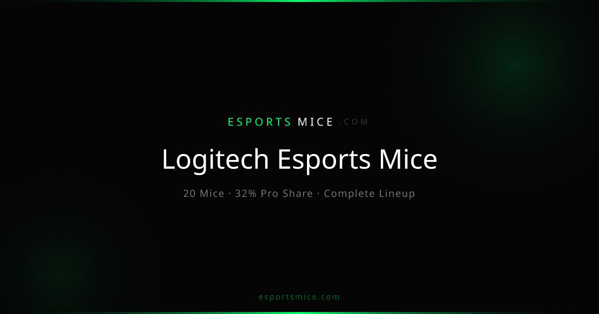 Logitech Esports Mice — All Models, Pro Usage & Reviews | EsportsMice