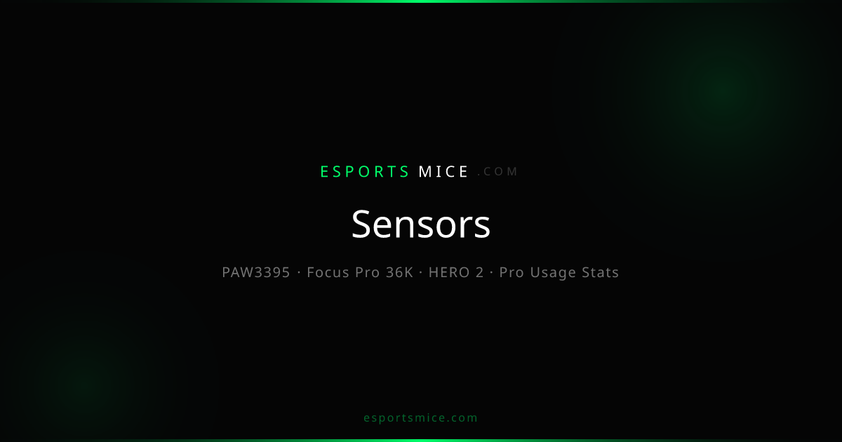 Sensors — Mouse Sensor Analytics & Comparison | EsportsMice
